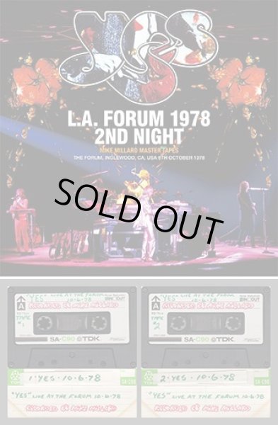Photo1: YES - L.A. FORUM 1978 2ND NIGHT: MIKE MILLARD MASTER TAPES 2CD [Virtuoso 470/471] ★★★STOCK ITEM / HOT SPRING SALE★★★ (1)