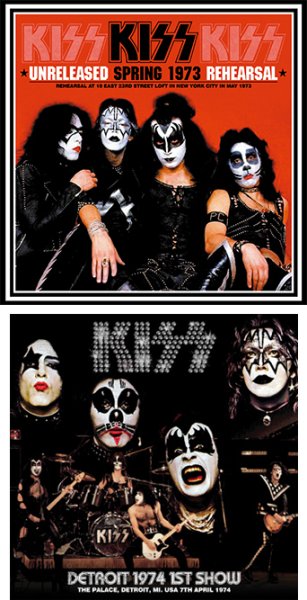 Photo2: KISS - UNRELEASED SPRING 1973 REHEARSAL CD  plus Bonus CDR "DETROIT 1974 1ST SHOW"[ZODIAC 059] (2)