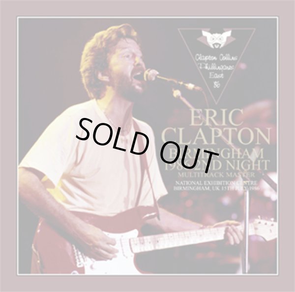 Photo1: ERIC CLAPTON - BIRMINGHAM 1986 2ND NIGHT: MULTITRACK MASTER 2CD [Beano-272] ★★★STOCK ITEM / HOT SPRING SALE★★★ (1)