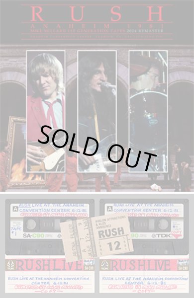 Photo1: RUSH - ANAHEIM 1981 MIKE MILLARD 1ST GENERATION TAPES: 2024 REMASTER 2CD [Cygnus 039/040] ★★★STOCK ITEM / HOT FALL SALE★★★ (1)