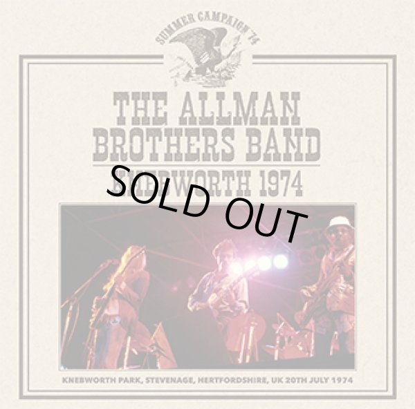 Photo1: THE ALLMAN BROTHERS BAND - KNEBWORTH 1974 2CD [ZION-223] ★★★STOCK ITEM / HOT SPRING SALE★★★ (1)