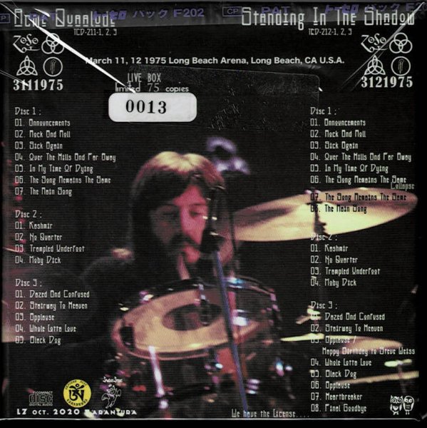 Photo2: LED ZEPPELIN - BOOTLEG LICENSE 6 CD LIVE BOX [TARANTURA] ★★★STOCK ITEM / OUT OF PRINT / VERY RARE★★★ (2)