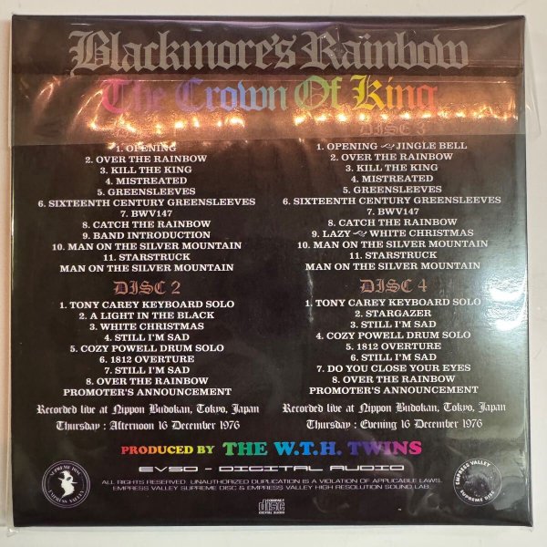 Photo6: RAINBOW - RETURN OF SATAN 7CD (6CD + BONUS CD) LIMITED EDITION [EMPRESS VALLEY] ★★★STOCK ITEM / OUT OF PRINT / VERY RARE★★★ (6)