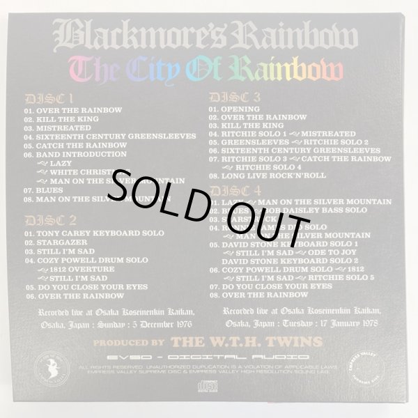 Photo3: RAINBOW - CITY OF RAINBOW 4CD LIMITED EDITION [EMPRESS VALLEY] ★★★STOCK ITEM / OUT OF PRINT / VERY RARE★★★ (3)