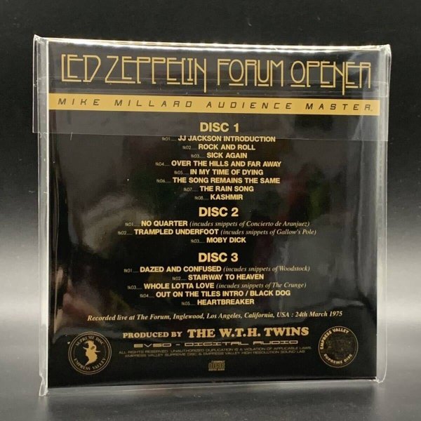 Photo9: LED ZEPPELIN - FORUM OPENER TYPE A 9CD BOX  [EMPRESS VALLEY] WITH ACRYLIC STAND (9)