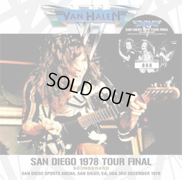 Photo1: VAN HALEN - SAN DIEGO 1978 TOUR FINAL SOUNDBOARD CD [ZODIAC 742] ★★★STOCK ITEM / OUT OF PRINT / HOT SPRING SALE★★★  (1)