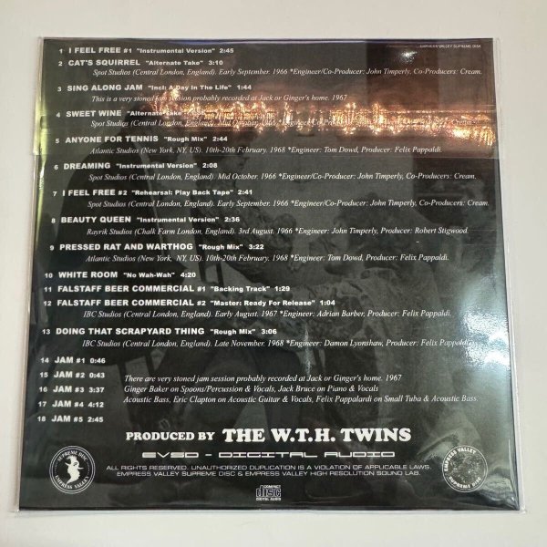 Photo9: CREAM - ROOTS OF THE SACRED TREE "Origin of the Sacred Tree" 5CD BOX [EMPRESS VALLEY]  Pro Use Only!!! Very Few ! (9)