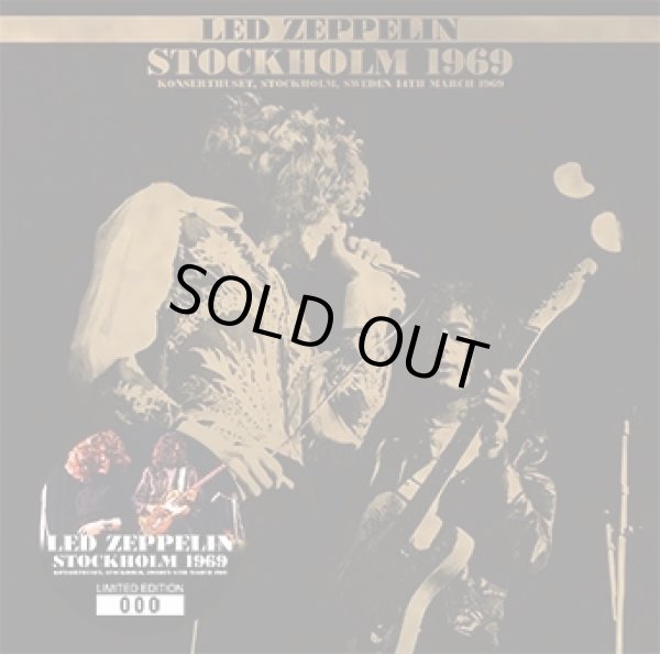 Photo1: LED ZEPPELIN - STOCKHOLM 1969 CD ★★★STOCK ITEM / HOT SPRING SALE / OUT OF PRINT★★★ (1)