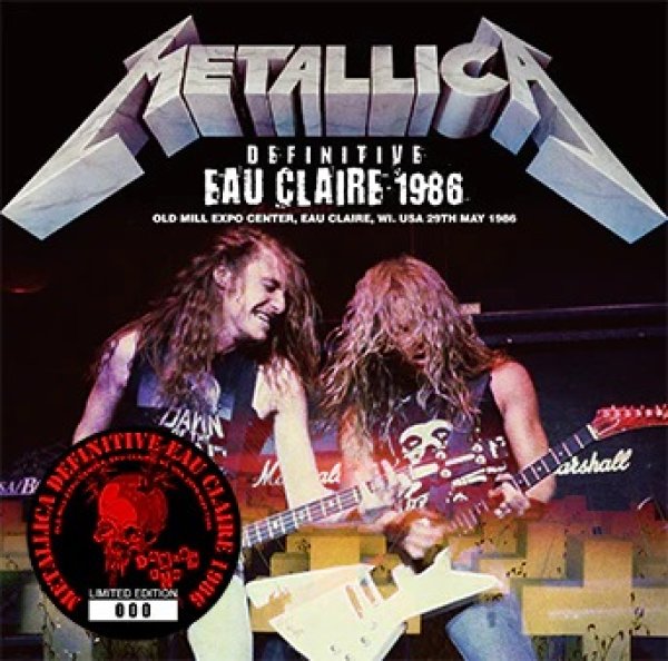 Photo1: METALLICA - DEFINITIVE EAU CLAIRE 1986 CD +plus Bonus CDR "DAVENPORT 1986"* Numbered Stickered Edition Only [ZODIAC 373] ★★★STOCK ITEM / OUT OF PRINT / HOT SPRING SALE★★★ (1)