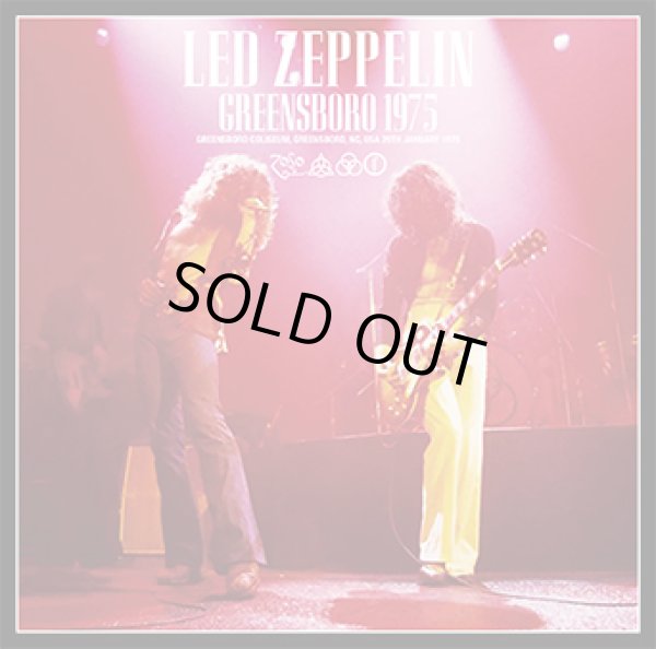 Photo1: LED ZEPPELIN - GREENSBORO 1975 2CD ★★★STOCK ITEM / HOT SPRING SALE★★★ (1)