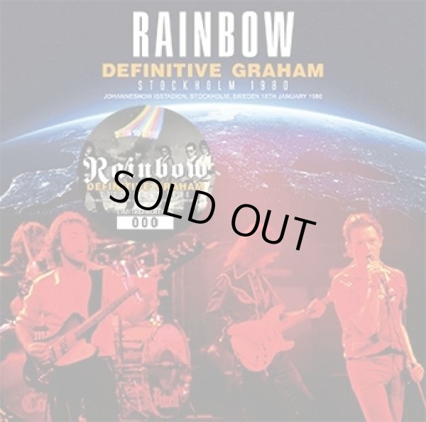 Photo1: RAINBOW - DEFINITIVE GRAHAM STOCKHOLM 1980 2CD plus Bonus DVDR "PASSAIC 1979: REMASTERED VERSION"[BLACK BOX 018] ★★★STOCK ITEM / HOT SPRING SALE★★★ (1)