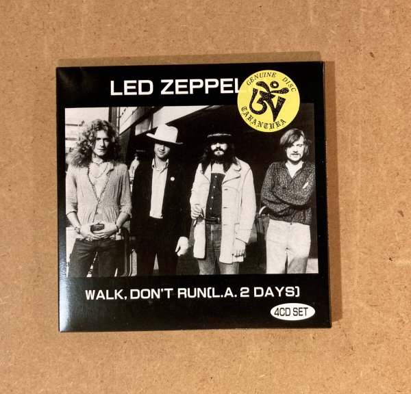 Photo1: LED ZEPPELIN - WALK DON'T RUN - L.A. 2 DAYS 4CD  [TARANTURA] ★★★STOCK ITEM / OUT OF PRINT / VERY RARE★★★ (1)