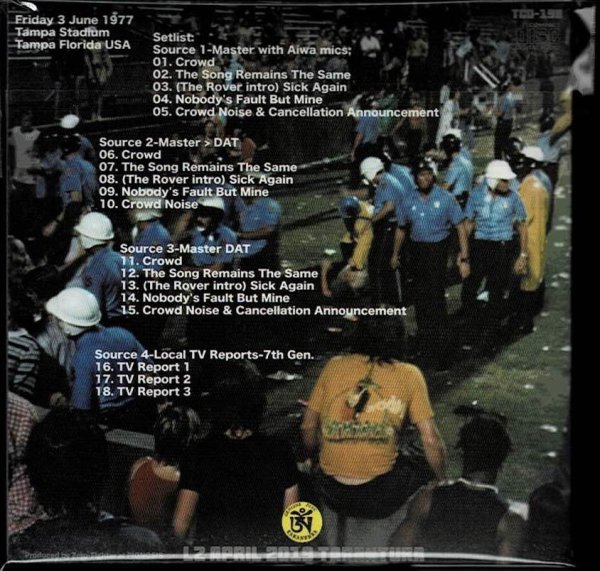 Photo2: LED ZEPPELIN - BILLY CLUBS AND RIOT GEAR CD [TARANTURA] ★★★STOCK ITEM / OUT OF PRINT / VERY RARE★★★ (2)