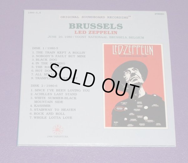 Photo2: LED ZEPPELIN - BRUSSELS 1980 2CD [TARANTURA] ★★★STOCK ITEM / OUT OF PRINT / VERY RARE★★★ (2)