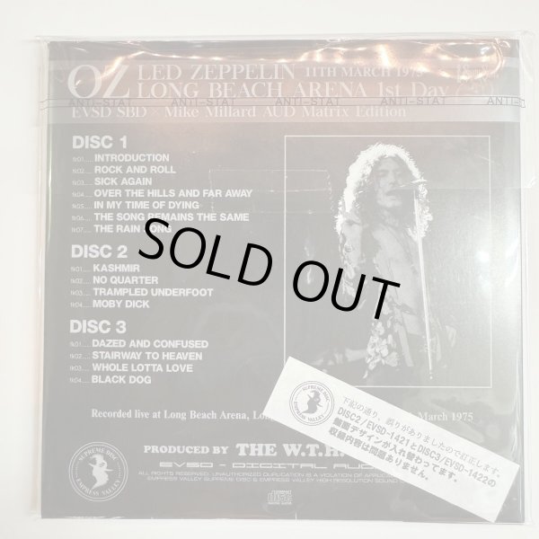 Photo2: LED ZEPPELIN - OZ MATRIX 3CD SBD X AUD MIKE MILLARD MIX  [EMPRESS VALLEY] ★★★STOCK ITEM / OUT OF PRINT / SPECIAL PRICE★★★ (2)