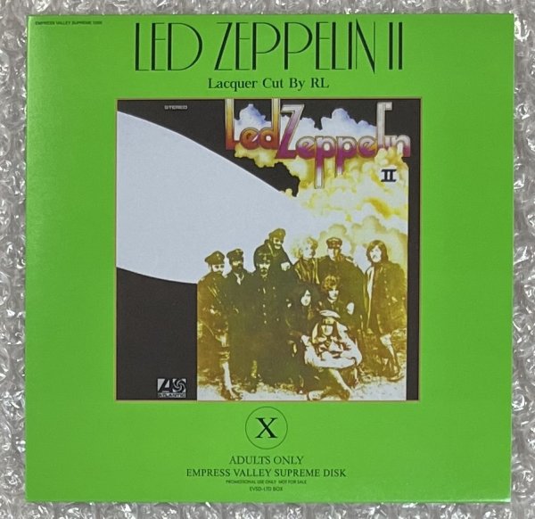 Photo1: LED ZEPPELIN - II: LACQUER CUT BY RLCD [EMPRESS VALLEY] ★★★STOCK ITEM / OUT OF PRINT★★★ (1)