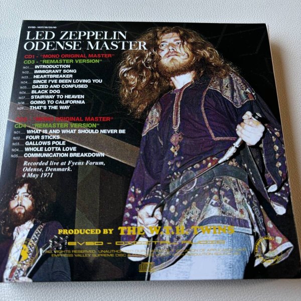Photo2: LED ZEPPELIN - ODENSE 1971 MASTER 4CD LIMITED 100 COPIES ONLY [EMPRESS VALLEY] ★★★STOCK ITEM / OUT OF PRINT ★★★ (2)