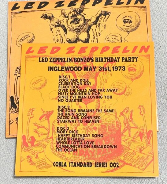 Photo2: LED ZEPPELIN - BONZO BIRTHDAY'S PARTY 3CD [COBRA] ★★★STOCK ITEM / OUT OF PRINT ★★★ (2)