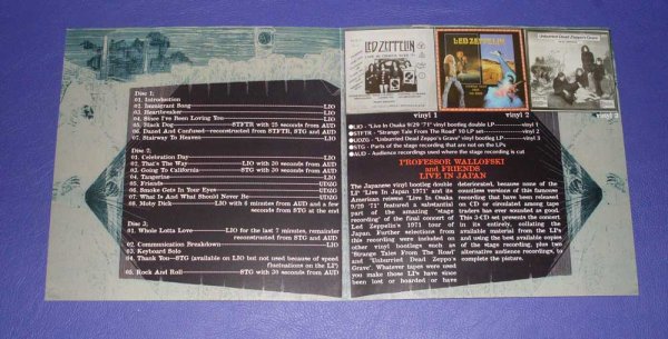 Photo4: LED ZEPPELIN - GEISHA, SMOKE GETS IN YOUR EYES 3CD [TARANTURA] ★★★STOCK ITEM / OUT OF PRINT / VERY RARE★★★ (4)