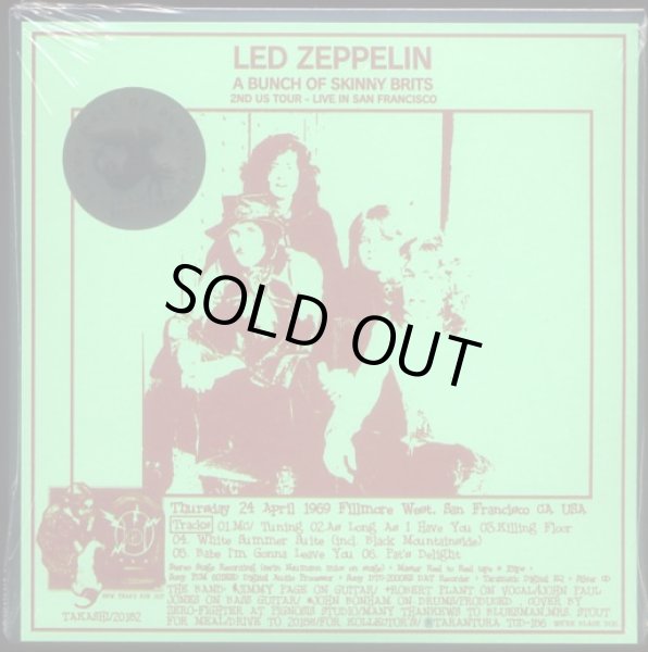 Photo2: LED ZEPPELIN - A BUNCH OF SKINNY BRITS CD TAKRL Black edition LIMITED 30 COPIES ONLY!!! [TARANTURA] ★★★STOCK ITEM / RARE OUT OF PRINT / LIMITED 30★★★ (2)