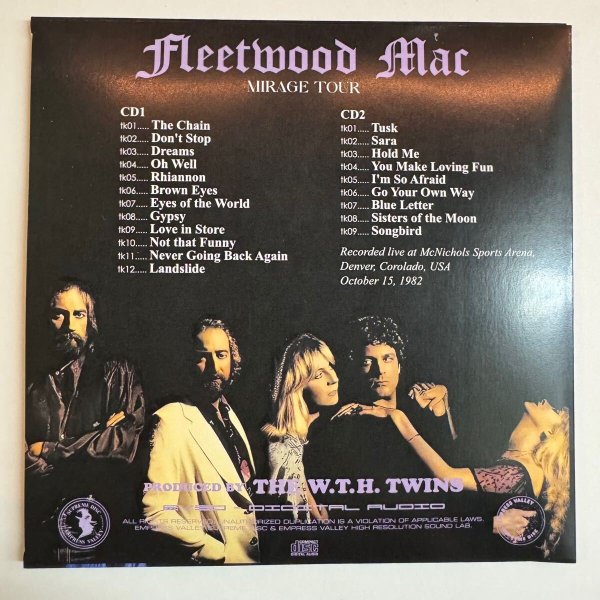 Photo4: FLEETWOOD MAC - LIVE MIRGE 2CD [EMPRESS VALLEY] (4)
