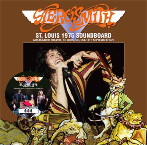 Photo1: AEROSMITH - ST. LOUIS 1975 SOUNDBOARD CD [ZODIAC 752] (1)