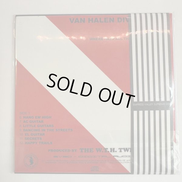 Photo2: VAN HALEN - UNRELEASED ALTERNATE “DIVER DOWN” ACETATE LP CD [EMPRESS VALLEY] Pro Use Only (2)