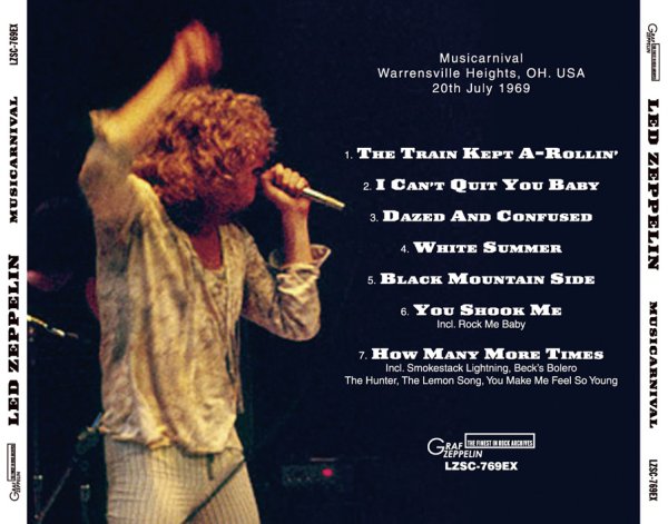 Photo2: LED ZEPPELIN - MUSICARNIVAL 1969 CD PROMOTIONAL JAPAN ONLY [GRAF ZEPPELIN] ★★★STOCK ITEM★★★ (2)