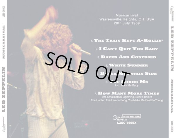 Photo2: LED ZEPPELIN - MUSICARNIVAL 1969 CD PROMOTIONAL JAPAN ONLY [GRAF ZEPPELIN] ★★★STOCK ITEM★★★ (2)