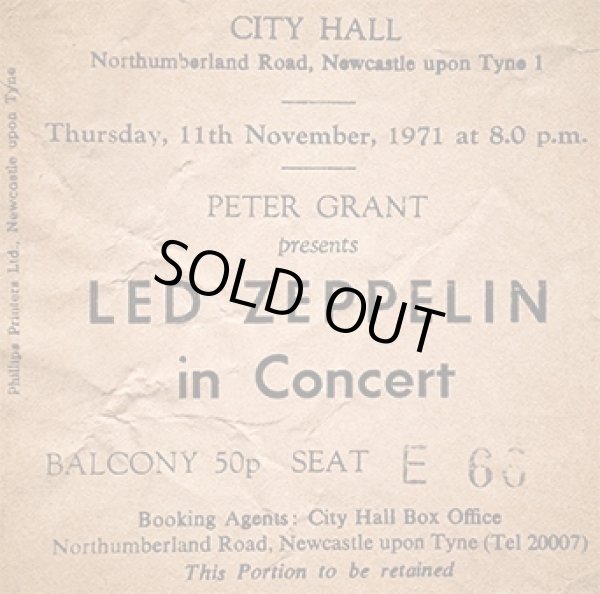 Photo1: LED ZEPPELIN - NEWCASTLE 1971 2CD ★★★STOCK ITEM / HOT SPRING SALE★★★ (1)