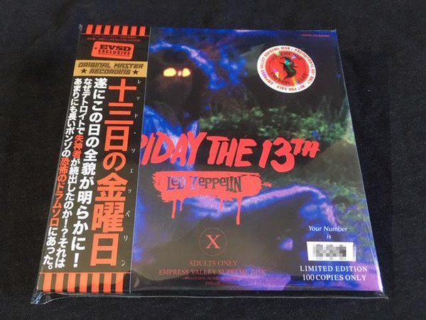 Photo1: LED ZEPPELIN - FRIDAY THE 13TH 3CD + CD LIMITED 100 COPIES ONLY [EMPRESS VALLEY] ★★★STOCK ITEM / OUT OF PRINT★★★ (1)