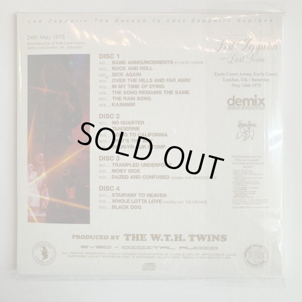 Photo5: LED ZEPPELIN - EARL'S COURT 1975 Demix "Golden Dawn" 8CD BOX SET COLLECTOR'S EDITION [EMPRESS VALLEY] Special Promo Edition (5)