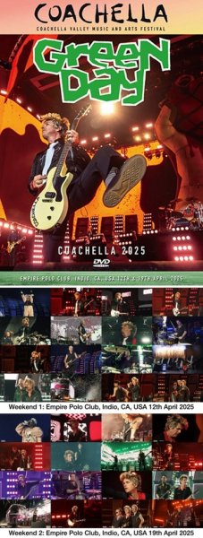 Photo1: GREEN DAY - COACHELLA 2025 2DVDR [Uxbridge 2478] (1)