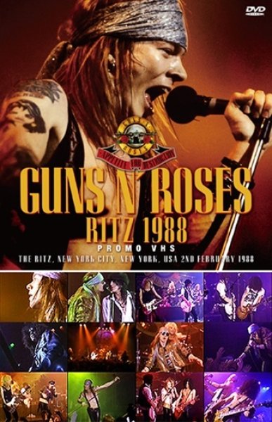 Photo2: GUNS N' ROSES - RITZ 1988 WESTWOOD ONE RADIO SHOW RECORDS CD plus Bonus DVDR "RITZ 1988: PROMO VHS [ZODIAC 753] (2)