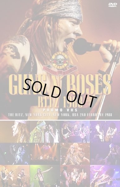 Photo2: GUNS N' ROSES - RITZ 1988 WESTWOOD ONE RADIO SHOW RECORDS CD plus Bonus DVDR "RITZ 1988: PROMO VHS [ZODIAC 753] ★★★STOCK ITEM / HOT WINTER SALE★★★ (2)