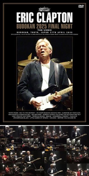 Photo1: ERIC CLAPTON - BUDOKAN 2025 FINAL NIGHT: THE VIDEO DVDR [Uxbridge 2486] (1)