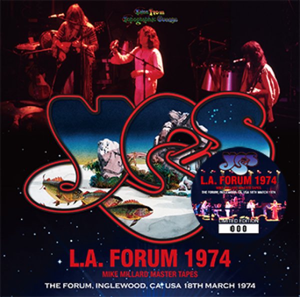 Photo1:  YES - L.A. FORUM 1974: MIKE MILLARD MASTER TAPES 2CD [Virtuoso 439/440] (1)