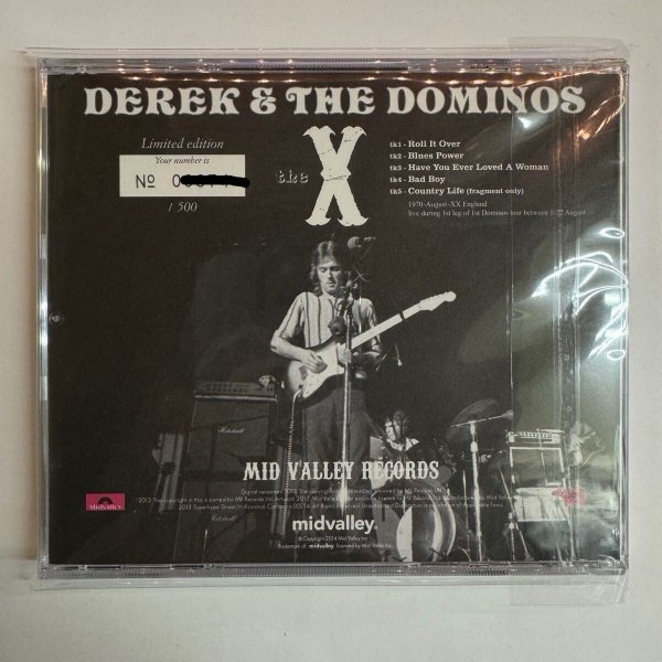 Photo2: DEREK AND THE DOMINOS - THE X - 1970 CD [MID VALLEY] ★★★STOCK ITEM / OUT OF PRINT★★★ (2)