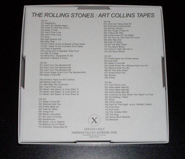 Photo4: THE ROLLING STONES – ART COLLINS TAPES AND MORE 11CD BOX SET [EMPRESS VALLEY] ★★★STOCK ITEM / OUT OF PRINT / VERY RARE★★★ (4)
