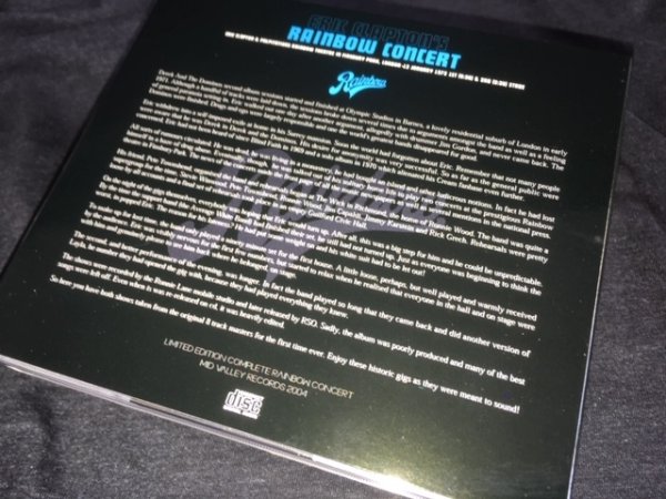 Photo2: ERIC CLAPTON - ERIC CLAPTON'S RAINBOW CONCERT 8CD TYPE B [MID VALLEY]  ★★★STOCK ITEM / OUT OF PRINT / VERY RARE★★★ (2)