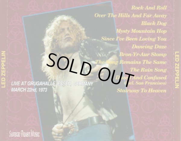 Photo2: LED ZEPPELIN - ESSEN 1973 2CD [Savege Beast Music] ★★★STOCK ITEM / OUT OF PRINT / VERY RARE★★★ (2)