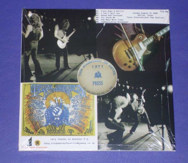 Photo2: LED ZEPPELIN - EYES BIG CROWD CD [TARANTURA] ★★★STOCK ITEM / OUT OF PRINT / VERY RARE★★★ (2)