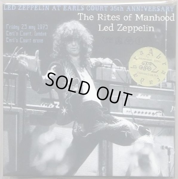 Photo1: LED ZEPPELIN - THE RITES OF MANHOOD 4CD LIMITED 100 COPIES ONLY [TARANTURA] ★★★STOCK ITEM / RARE OUT OF PRINT★★★ (1)
