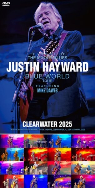 Photo1: JUSTIN HAYWARD - CLEARWATER 2025 DVDR [Amity 807] (1)