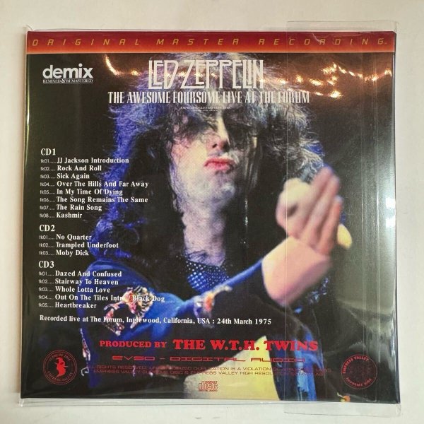 Photo2: LED ZEPPELIN - AWESOME FOURSOME LIVE AT THE FORUM DEMIX  3CD [EMPRESS VALLEY] (2)