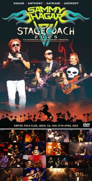 Photo1: SAMMY HAGAR - STAGECOACH 2025 DVDR [Shades 2344] (1)