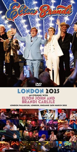 Photo1: ELTON JOHN & BRANDI CARLILE - LONDON 2025 DVDR [Uxbridge 2484] (1)
