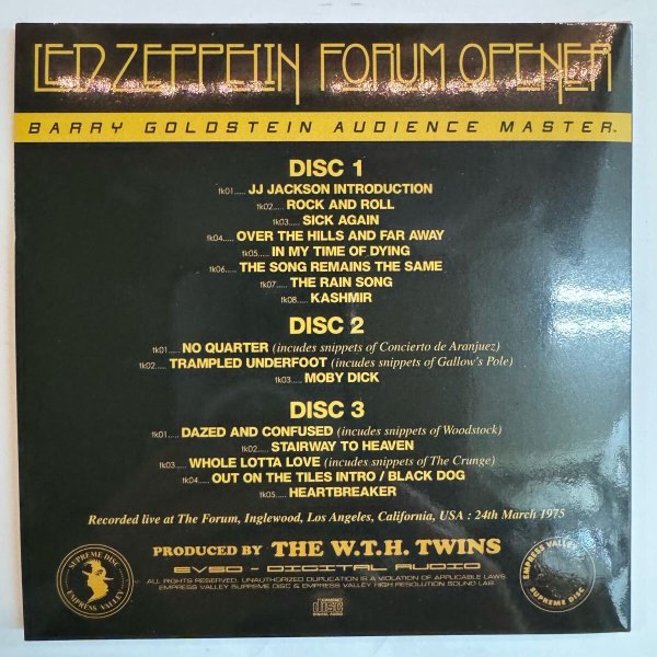 Photo7: LED ZEPPELIN - FORUM OPENER SPECIAL BOX 12CD [EMPRESS VALLEY]  Pro Use Only!!! (7)