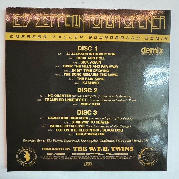 Photo3: LED ZEPPELIN - FORUM OPENER SPECIAL BOX 12CD [EMPRESS VALLEY]  Pro Use Only!!! (3)