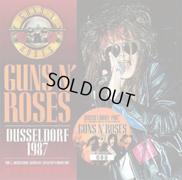 Photo1: GUNS N' ROSES - DUSSELDORF 1987 CD plus Bonus CDR [ZODIAC 227] (1)